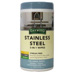 Stainless Steel 3-In-1 Wipes 100PK (180 x 200mm) – Oakwood