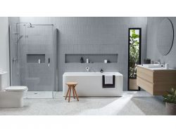 Posh Domaine Back to Wall Freestanding Bath 1700 x 750mm White from Reece