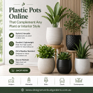 Plastic Pots Online That Complement Any Plant or Interior Style