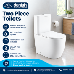 Modern Two Piece Toilets for Stylish Bathroom Designs